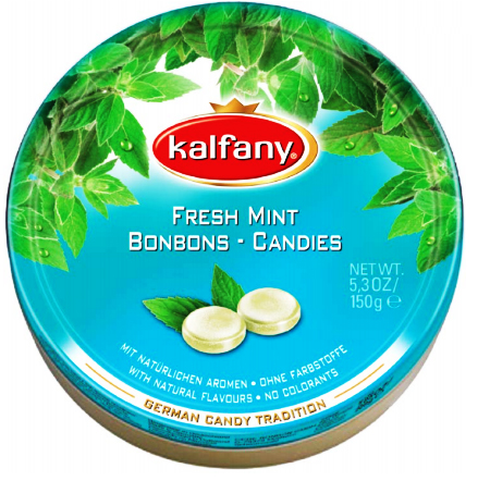 Kẹo hoa quả Kalfany vị bạc hà tươi