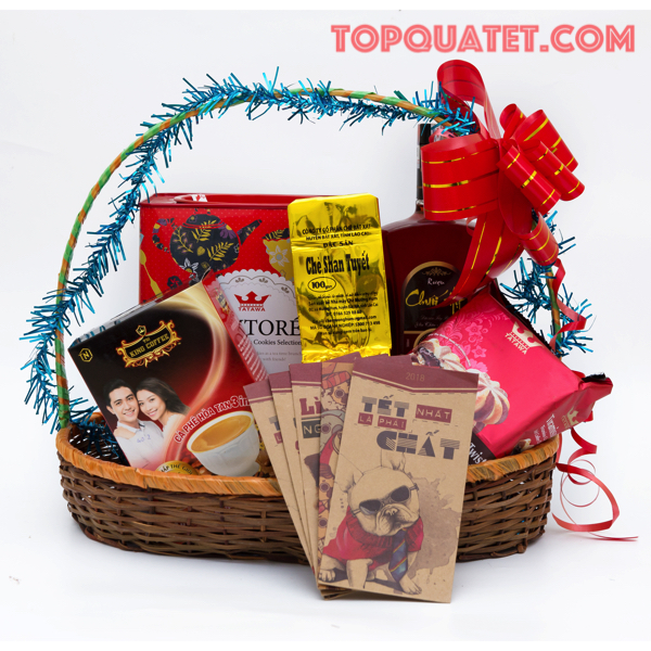Giỏ quà tết phát lộc
