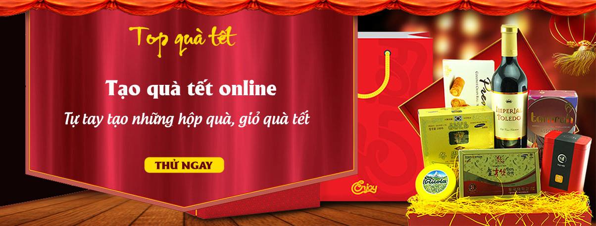 Tự tay tạo giỏ quà tết online