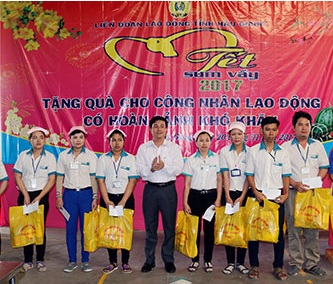 Quà tết công nhân